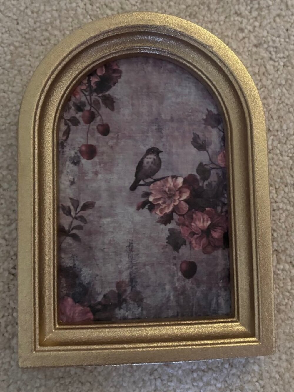 NWT! Ashland Bird Cottagecore Tabletop Decor Art